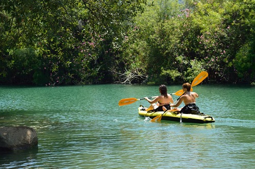 canoe sur la rivière - Espagne andalousie canoe riviere