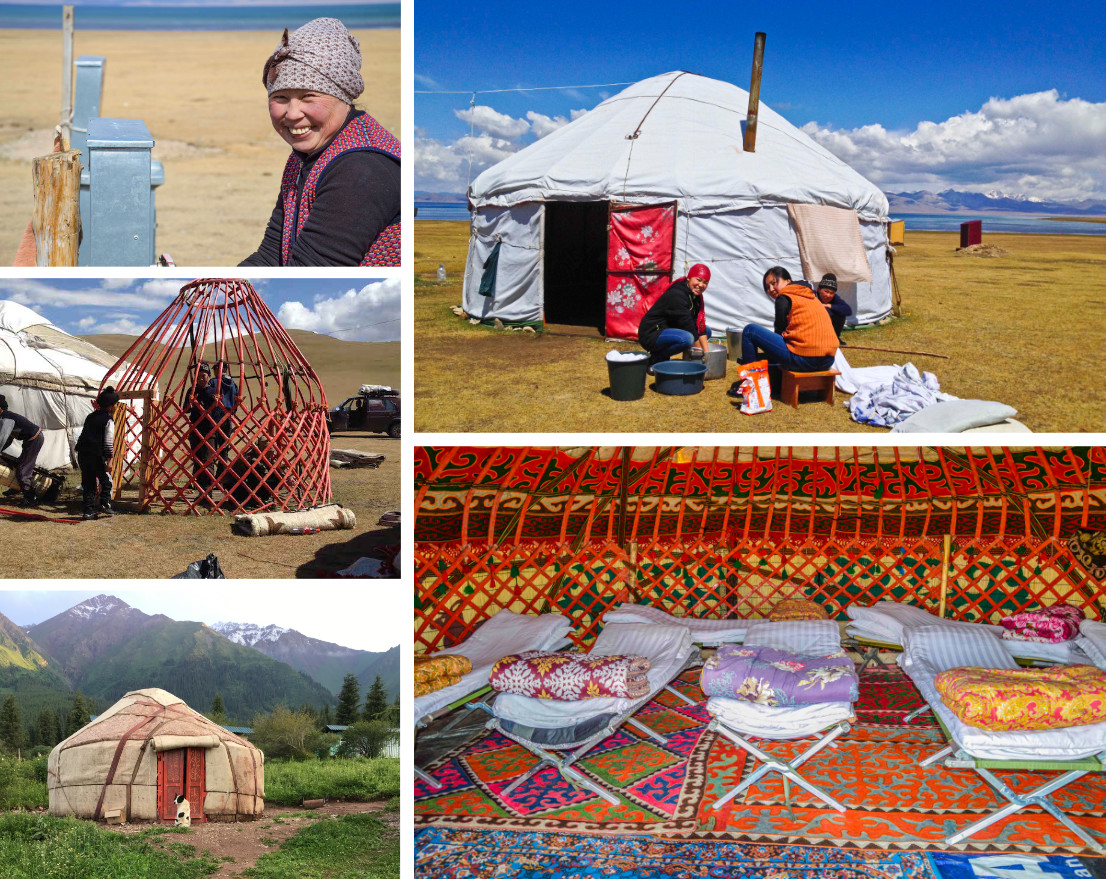 kirghizistan hebergement yourtes